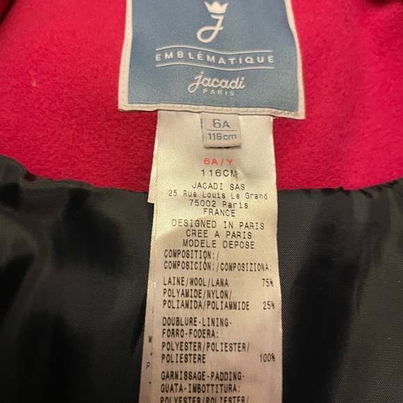 Jacadi Paris Size 6 A Girl made in Paris NWOT - Picture 5 of 7